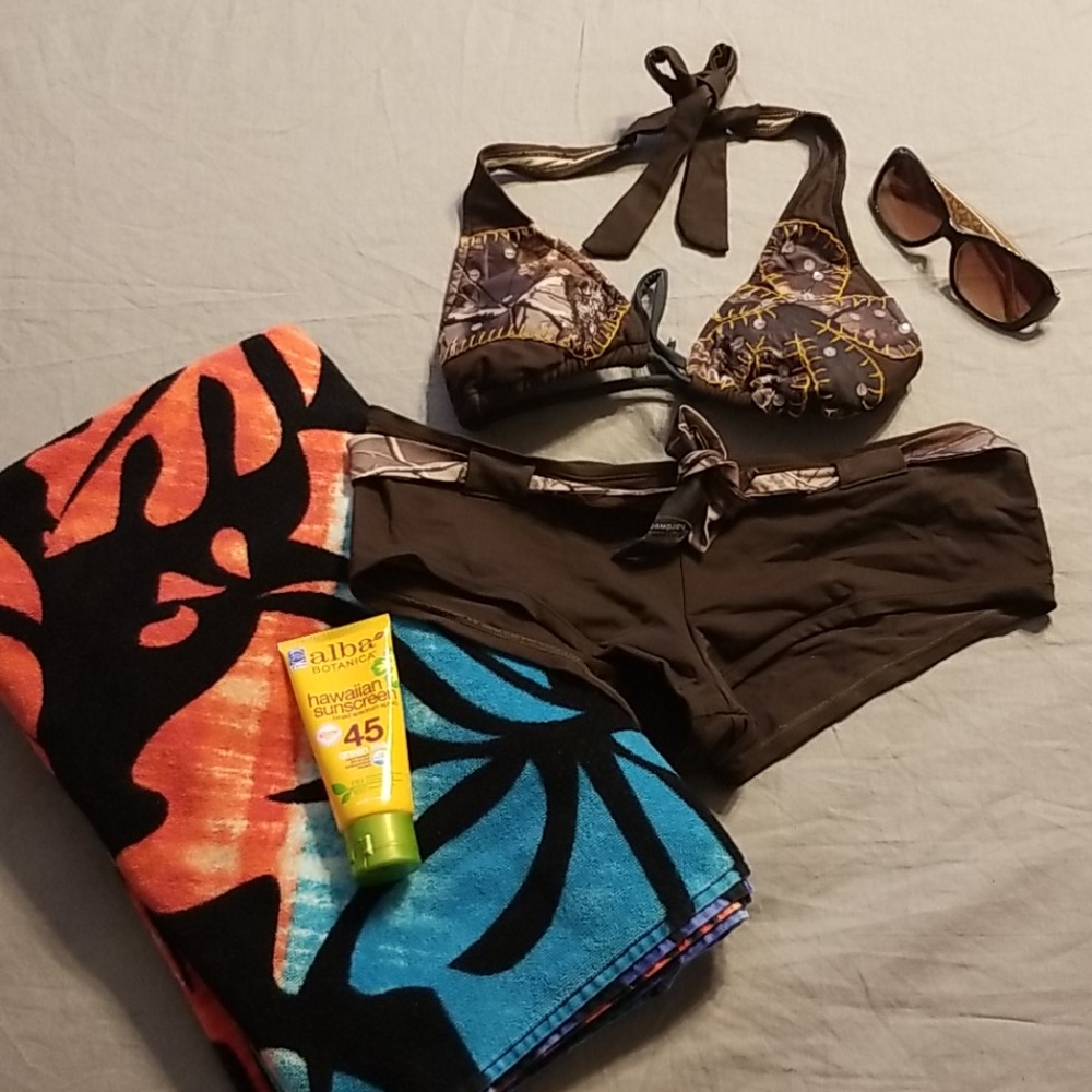 🌷3/$15🌷⬇️ Camouflage Boy-Shorts Bikini Size S
